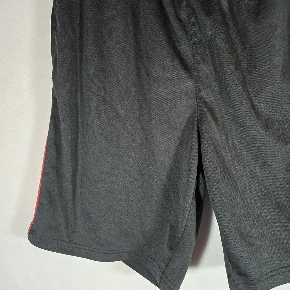Layer 8 Qwick Dry Boys Shorts Size Large, Black And Red Comfortable